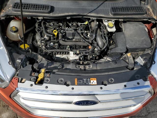 1FMCU9HD7KUB96779 - 2019 FORD ESCAPE SEL Pomarańczowy zdjęcie 12