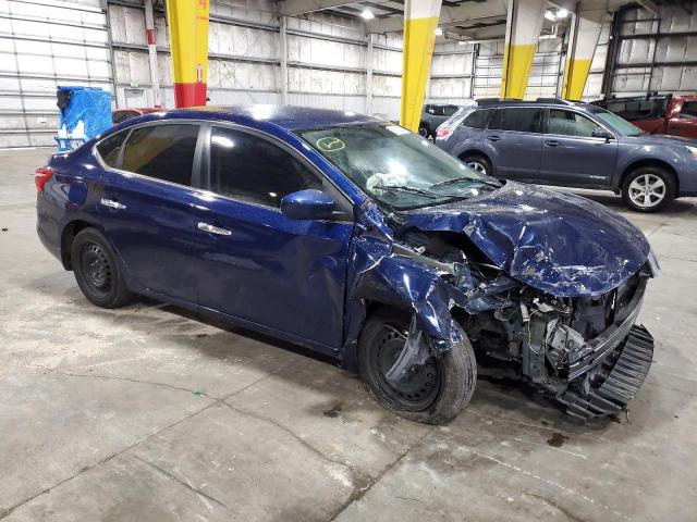 3N1AB7AP7HY211767 - 2017 NISSAN SENTRA S BLUE photo 4