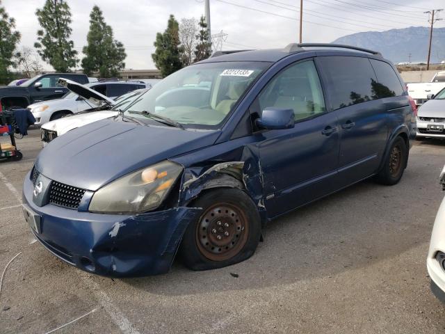 5N1BV28U46N116810 - 2006 NISSAN QUEST S BLUE photo 1