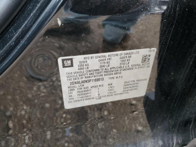 2GNALAEK5F1169513 - 2015 CHEVROLET EQUINOX LS BLACK photo 13