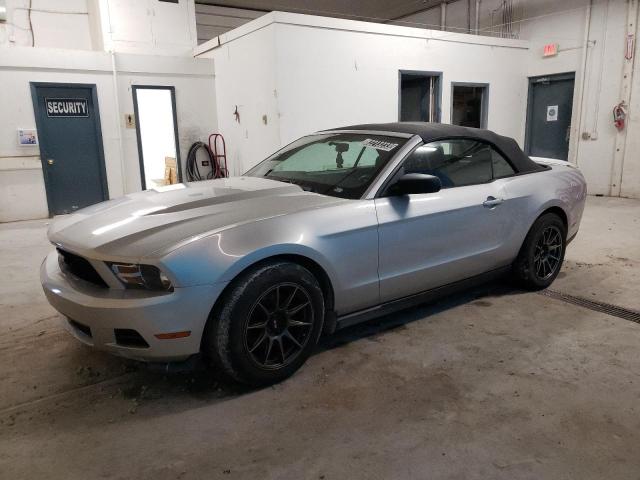 1ZVBP8EM1C5222453 - 2012 FORD MUSTANG SILVER photo 1
