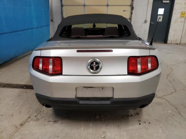 1ZVBP8EM1C5222453 - 2012 FORD MUSTANG SILVER photo 6
