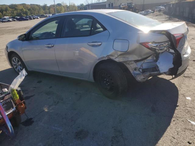 2T1BURHE1FC317415 - 2015 TOYOTA COROLLA L SILVER photo 2
