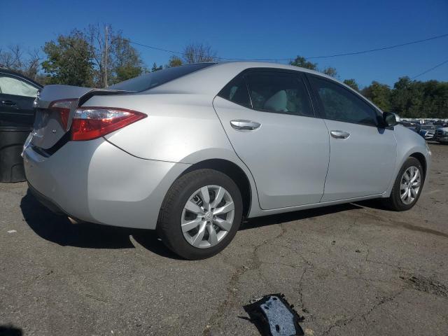 2T1BURHE1FC317415 - 2015 TOYOTA COROLLA L SILVER photo 3