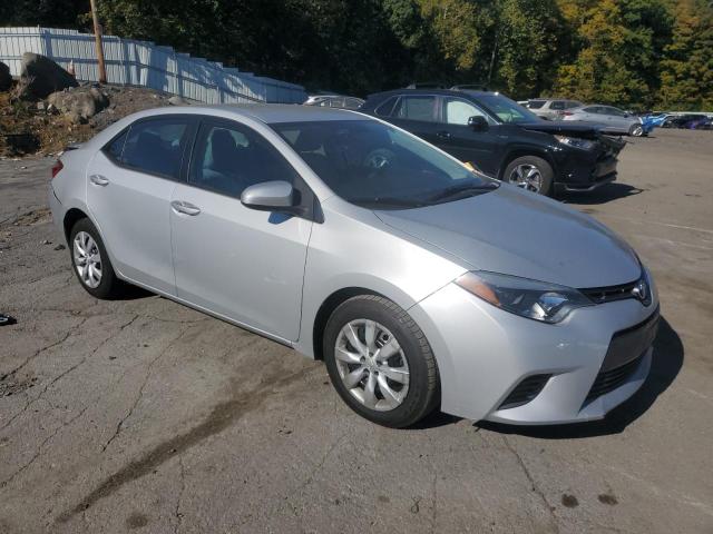 2T1BURHE1FC317415 - 2015 TOYOTA COROLLA L SILVER photo 4