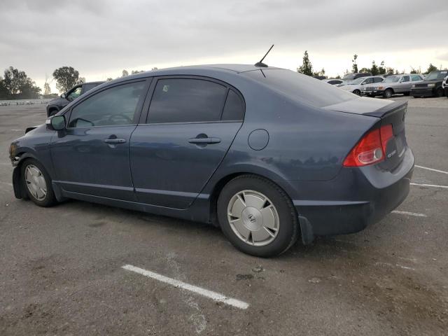 JHMFA36257S029704 - 2007 HONDA CIVIC HYBRID 蓝色 照片 2