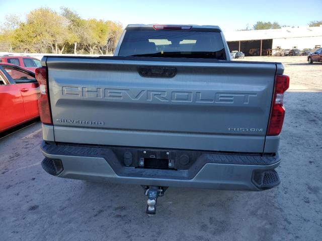 1GCRABEK0PZ277649 - 2023 CHEVROLET SILVERADO C1500 CUSTOM GRAY photo 6