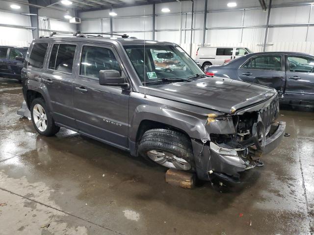 1C4NJRCB8ED908250 - 2014 JEEP PATRIOT LIMITED GRAY photo 4