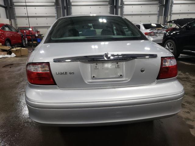 1MEFM50UX5A602306 - 2005 MERCURY SABLE GS SILVER photo 6