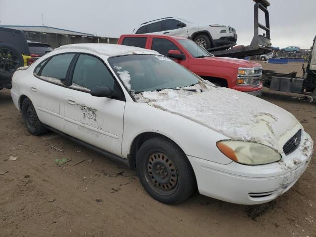 1FAFP53U17A187695 - 2007 FORD TAURUS SE WHITE photo 4