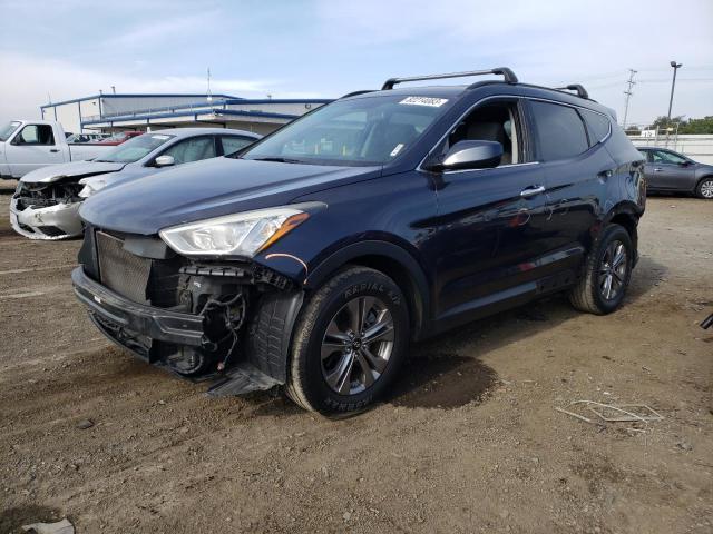 5XYZU3LB3GG346493 - 2016 HYUNDAI SANTA FE S BLUE photo 1