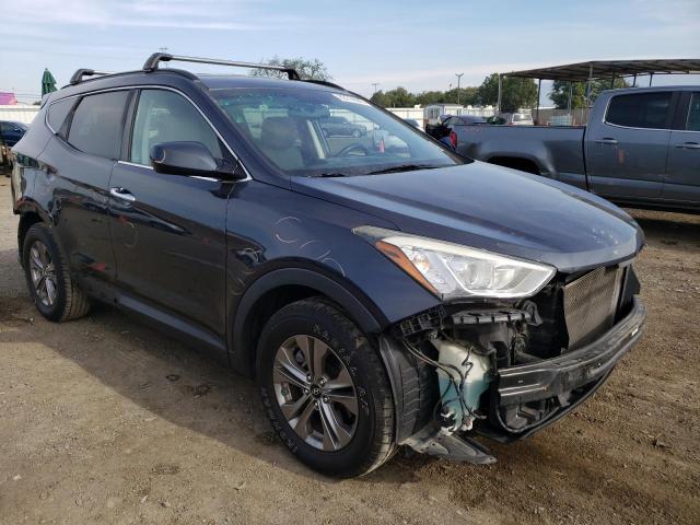 5XYZU3LB3GG346493 - 2016 HYUNDAI SANTA FE S BLUE photo 4