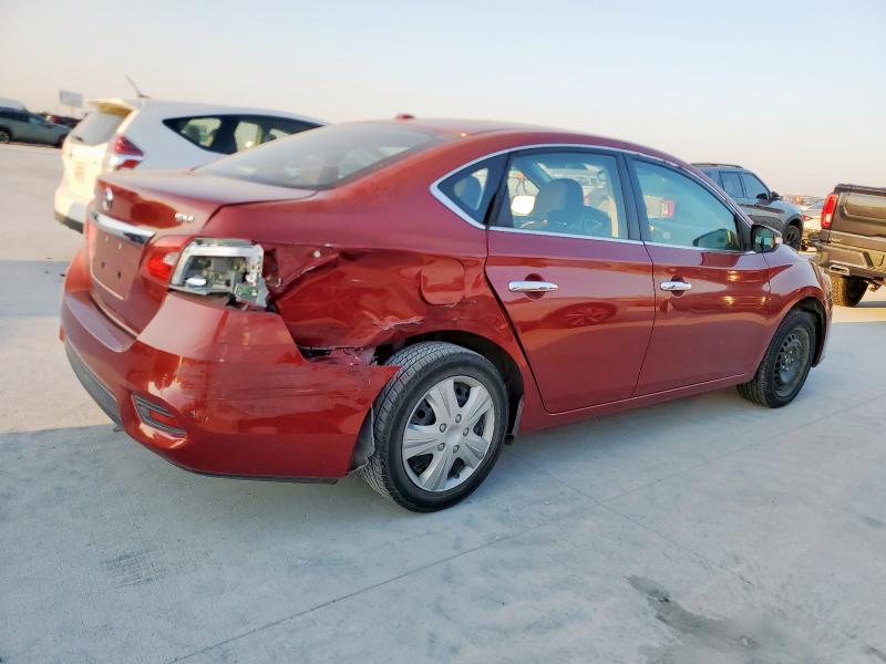 3N1AB7AP5HL636367 - 2017 NISSAN SENTRA S BURGUNDY photo 3