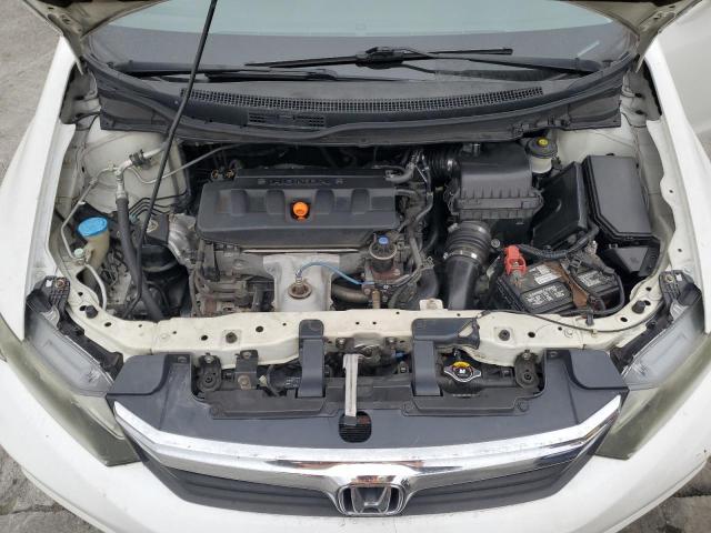 2HGFB2F96CH504981 - 2012 HONDA CIVIC EXL თეთრი ფოტო 11