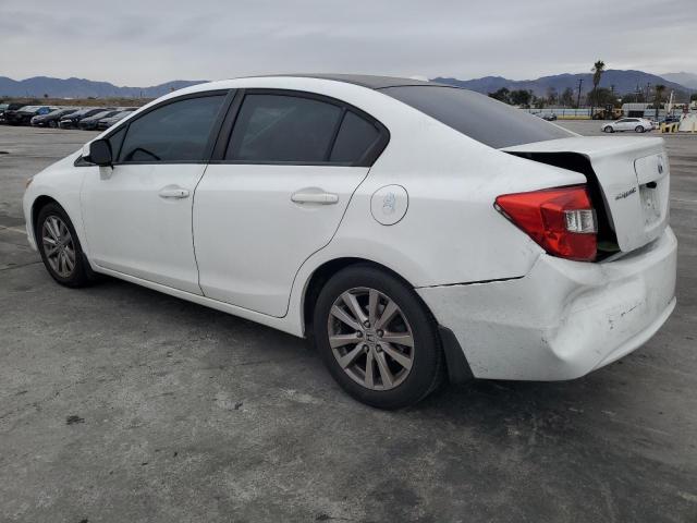 2HGFB2F96CH504981 - 2012 HONDA CIVIC EXL თეთრი ფოტო 2