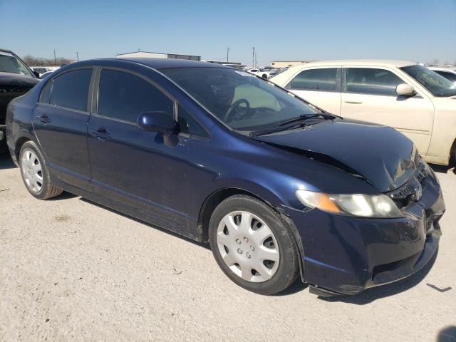 1HGFA16599L025444 - 2009 HONDA CIVIC LX BLUE photo 4