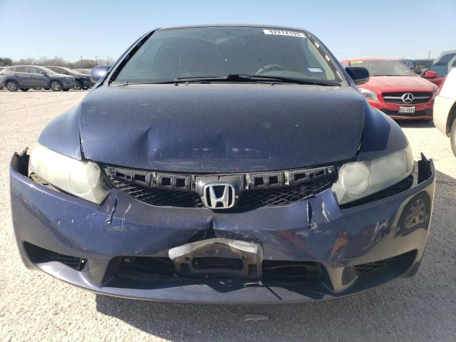 1HGFA16599L025444 - 2009 HONDA CIVIC LX BLUE photo 5