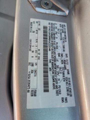 1FMCU0G99DUC23346 - 2013 FORD ESCAPE SE SILVER photo 14