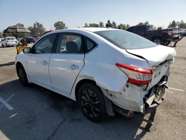 3N1AB7AP8FY248372 - 2015 NISSAN SENTRA S أبيض صورة 2