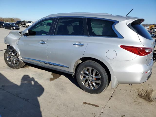 5N1AL0MN3DC327106 - 2013 INFINITI JX35 SILVER photo 2