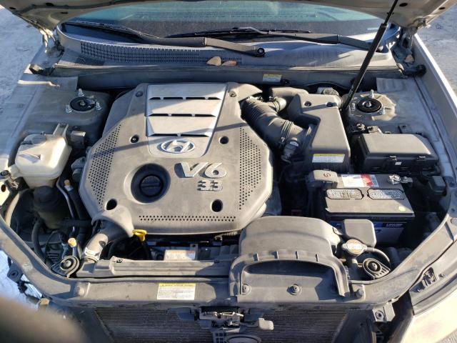 5NPEU46F16H132547 - 2006 HYUNDAI SONATA GLS SILVER photo 11