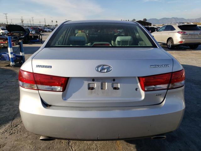 5NPEU46F16H132547 - 2006 HYUNDAI SONATA GLS SILVER photo 6