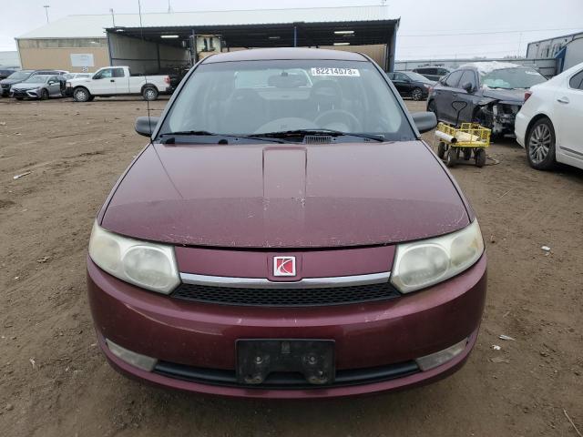 1G8AK52F53Z131688 - 2003 SATURN ION LEVEL 3 BURGUNDY photo 5