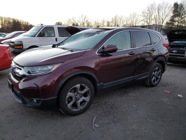 2HKRW2H55JH699972 - 2018 HONDA CR-V EX MAROON photo 1