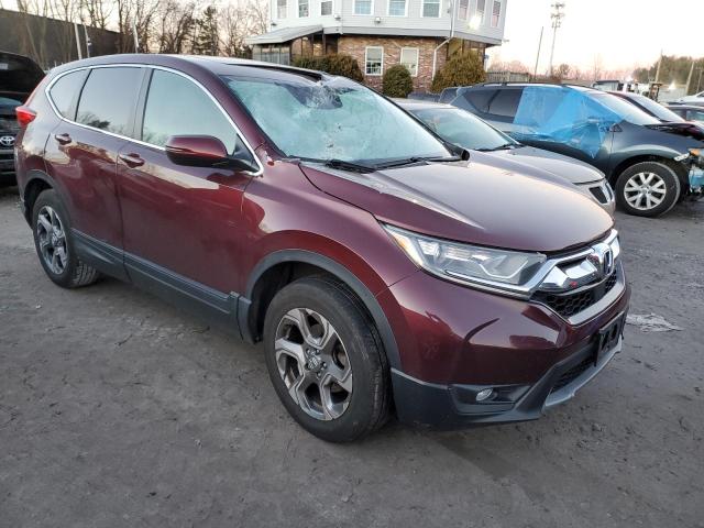 2HKRW2H55JH699972 - 2018 HONDA CR-V EX MAROON photo 4