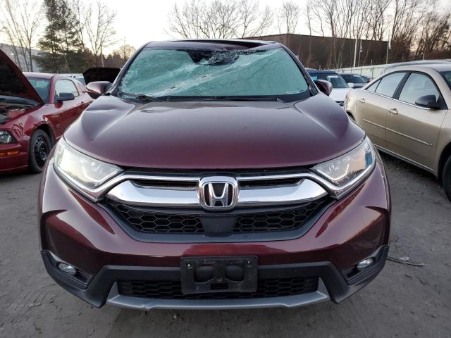 2HKRW2H55JH699972 - 2018 HONDA CR-V EX MAROON photo 5