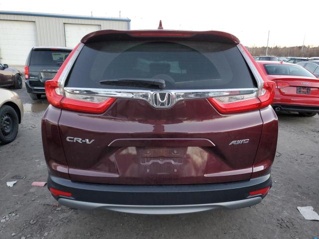 2HKRW2H55JH699972 - 2018 HONDA CR-V EX MAROON photo 6