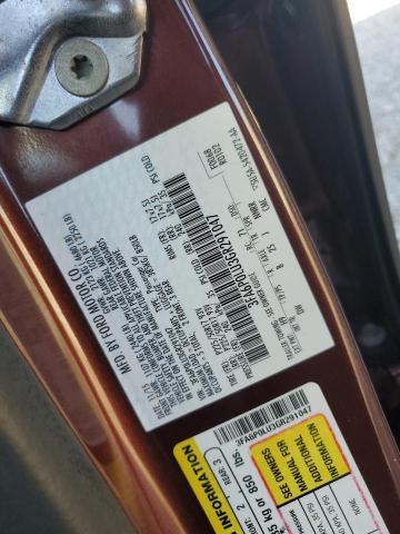 3FA6P0LU3GR291047 - 2016 FORD FUSION SE HYBRID BURGUNDY photo 12