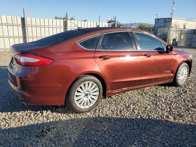 3FA6P0LU3GR291047 - 2016 FORD FUSION SE HYBRID BURGUNDY photo 3