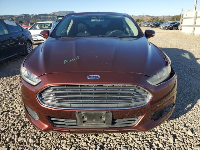 3FA6P0LU3GR291047 - 2016 FORD FUSION SE HYBRID BURGUNDY photo 5