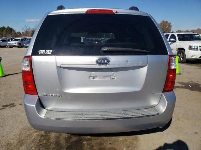 KNDMB233386236986 - 2008 KIA SEDONA EX SILVER photo 6