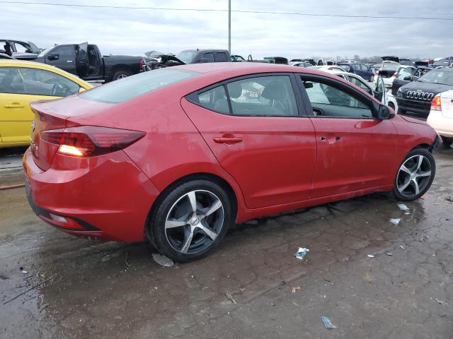 5NPD74LF4KH446033 - 2019 HYUNDAI ELANTRA SE RED photo 3