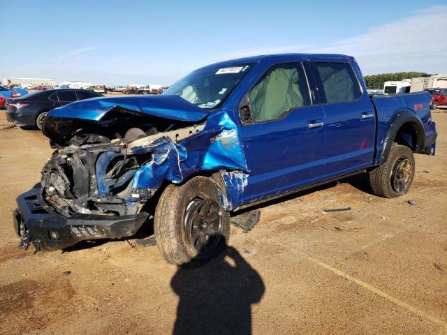 1FTEW1EG9JKC02857 - 2018 FORD F150 SUPERCREW BLUE photo 1