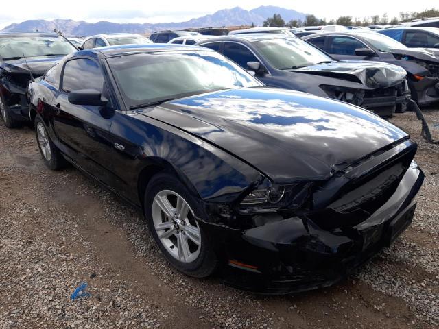 1ZVBP8AM7E5252744 - 2014 FORD MUSTANG BLACK photo 4