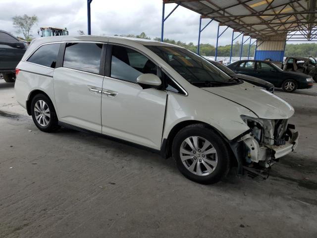 5FNRL5H64FB100875 - 2015 HONDA ODYSSEY EXL WHITE photo 4