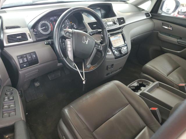 5FNRL5H64FB100875 - 2015 HONDA ODYSSEY EXL WHITE photo 8