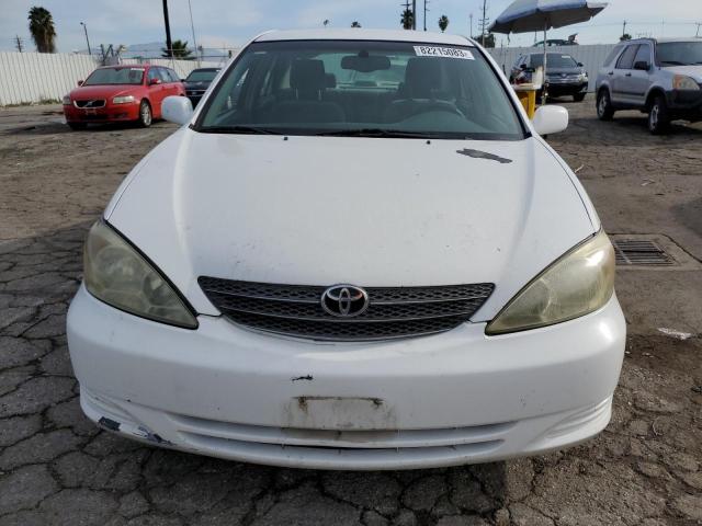 4T1BF32K82U007311 - 2002 TOYOTA CAMRY LE WHITE photo 5