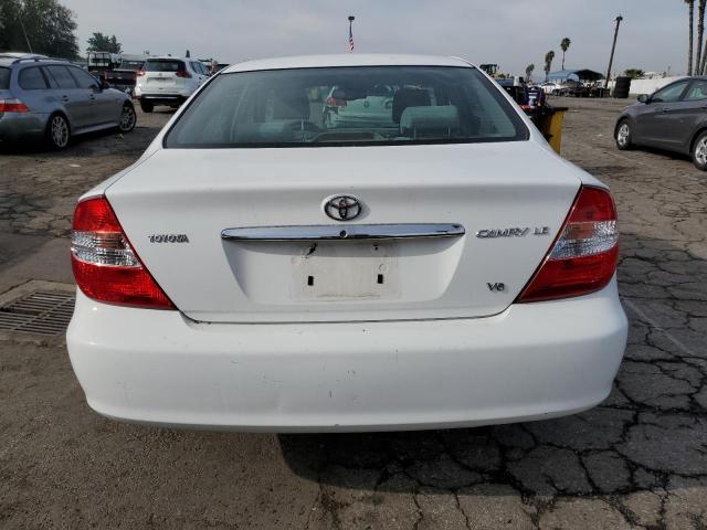 4T1BF32K82U007311 - 2002 TOYOTA CAMRY LE WHITE photo 6