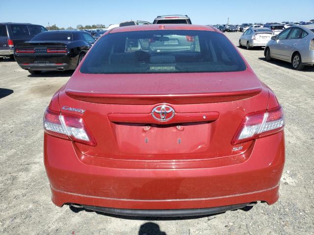 4T1BF3EK3BU700590 - 2011 TOYOTA CAMRY BASE Կարմիր լուսանկար 6
