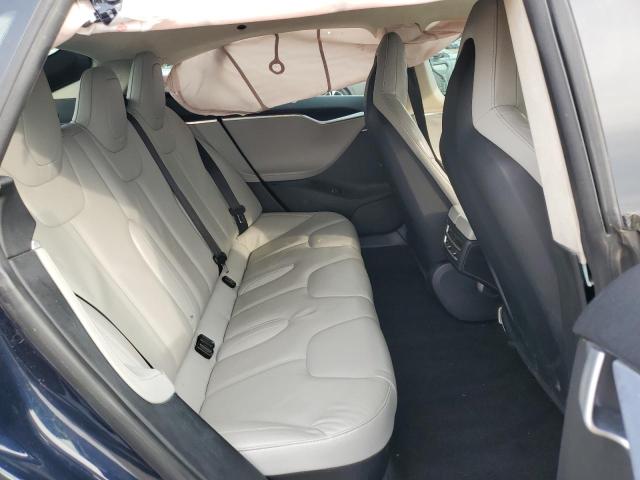 5YJSA1H19EFP53866 - 2014 TESLA MODEL S BLUE photo 10