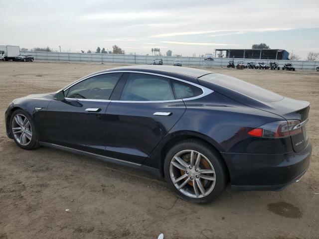 5YJSA1H19EFP53866 - 2014 TESLA MODEL S BLUE photo 2