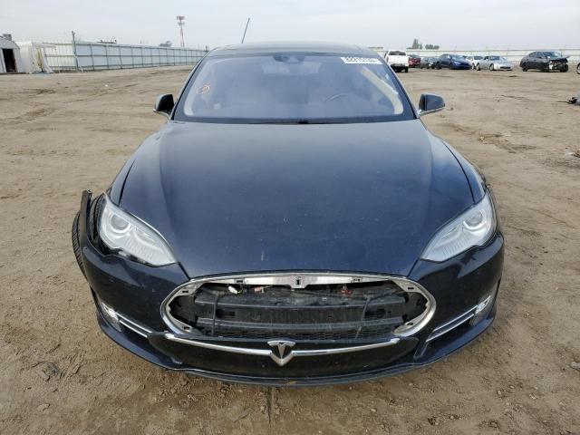 5YJSA1H19EFP53866 - 2014 TESLA MODEL S BLUE photo 5