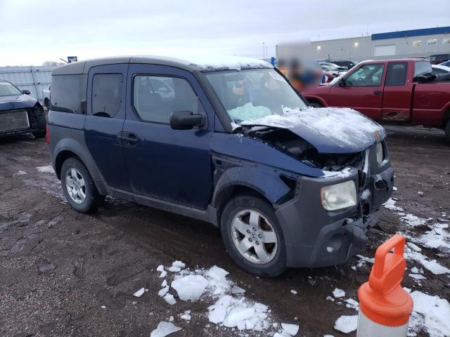 5J6YH28533L040500 - 2003 HONDA ELEMENT EX BLUE photo 4