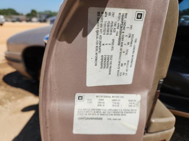 1G4HP52K8WH486069 - 1998 BUICK LESABRE CUSTOM BEIGE photo 13