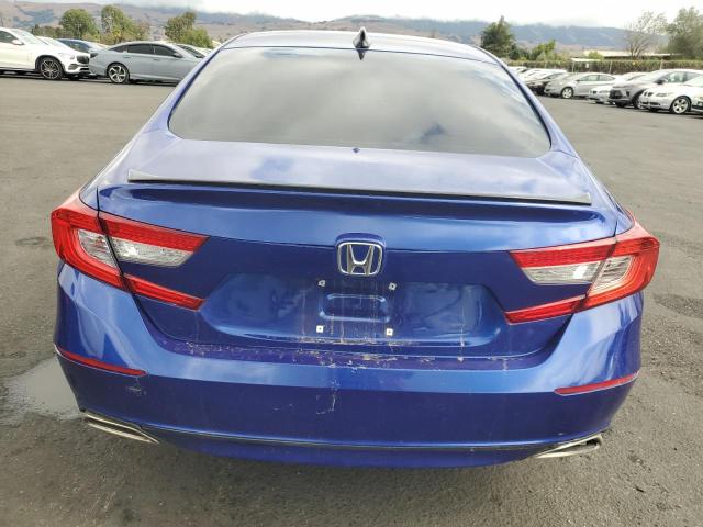 1HGCV1F39NA005156 - 2022 HONDA ACCORD SPORT Көк фото 6