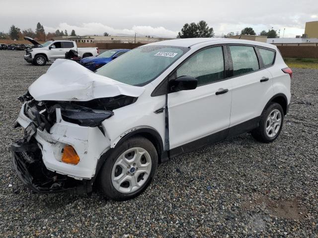 1FMCU0F75KUC55255 - 2019 FORD ESCAPE S WHITE photo 1